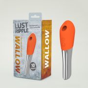 Віброкуля з вакуумною стимуляцією Chisa Lust Ripple Wallow, помаранчевий