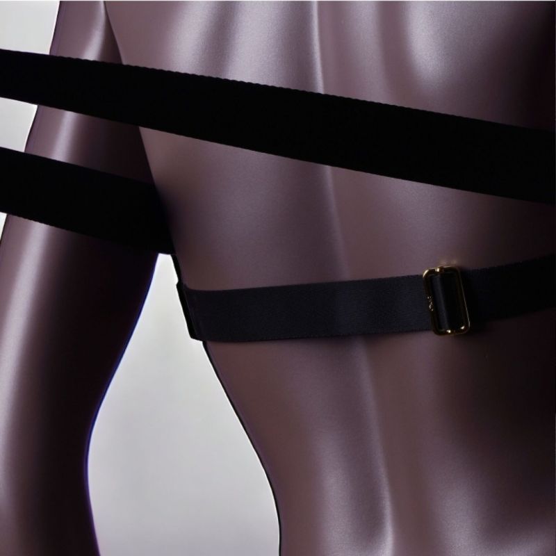 Комплект Поні UPKO портупея та упряж з кляпом, чорний вид 4