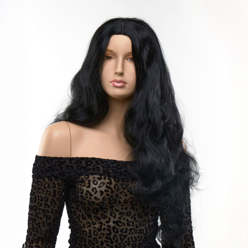 Перука довга кучерява Fetish Hair брюнетка, 65 см. вид 3