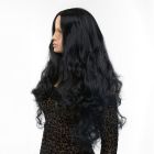 Перука довга кучерява Fetish Hair брюнетка, 65 см. вид 4