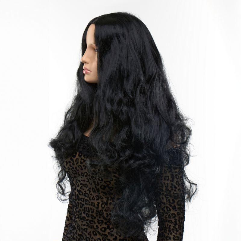 Перука довга кучерява Fetish Hair брюнетка, 65 см. вид 4