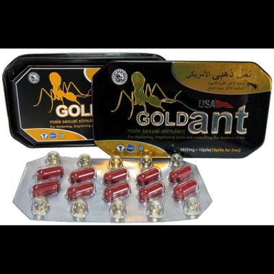 Препарат для потенции,,Золотой муравей,,USA Gold Ant (цена за упаковку,10 таблеток+10 капсул)