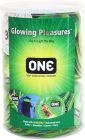 Набір флуоренцетних презервативів ONE Glowing Pleasures світяться у темряві (ціна за упаковку, 100 шт) вид 2