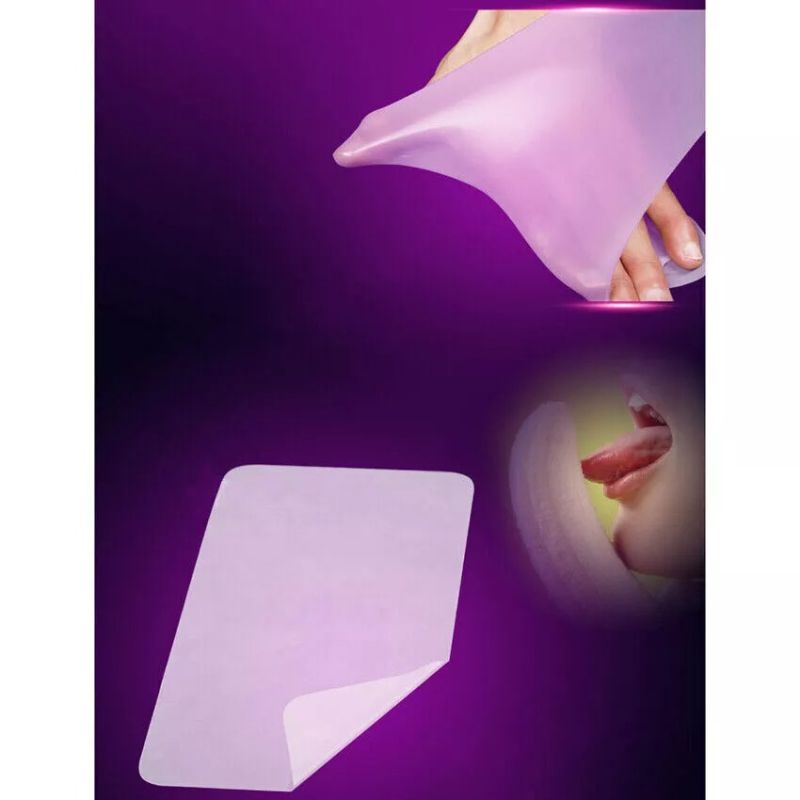 Серветка для орального сексу Mint One Latex Dental Dams зі смаком м'яти, 1 шт. вид 5