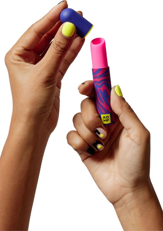 Клиторальный вибратор Romp Lipstick в виде губной памады, розовый вид 5