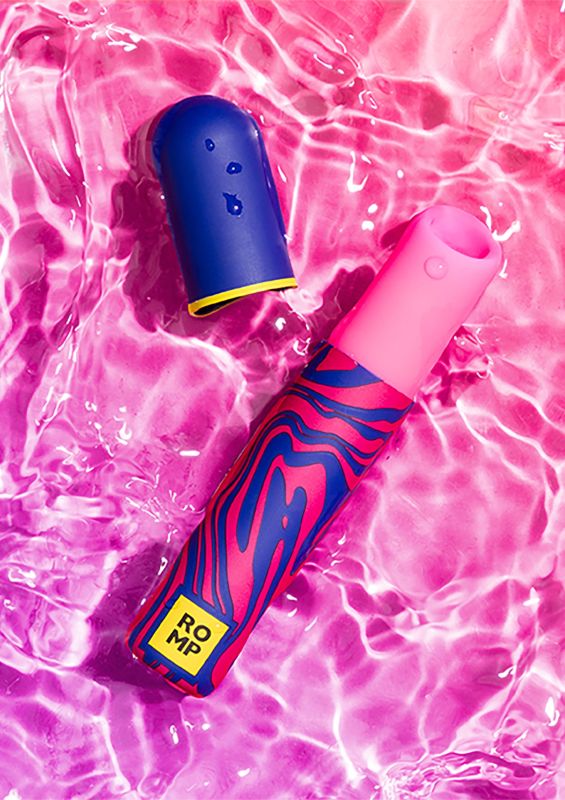 Кліторальний вібратор Romp Lipstick у вигляді губної памади, рожевий вид 6