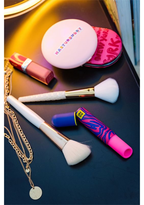 Кліторальний вібратор Romp Lipstick у вигляді губної памади, рожевий вид 9