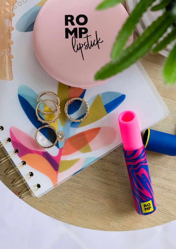 Клиторальный вибратор Romp Lipstick в виде губной памады, розовый вид 10