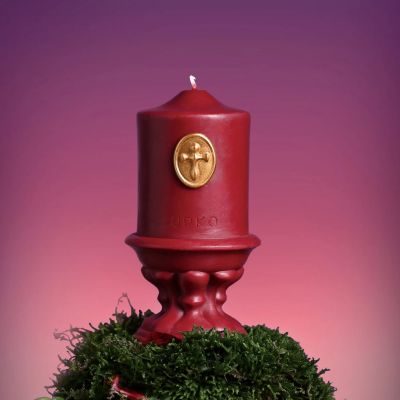 Низькотемпературна воскова свічка UPKO DREAMING of GARDEN, червона