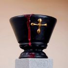 Низькотемпературна воскова свічка UPKO DREAMING of GARDEN, чорна вид 2