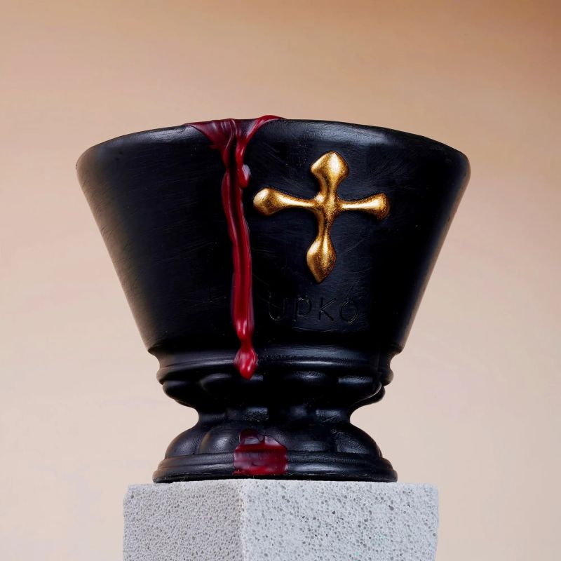 Низкотемпературная восковая свеча UPKO DREAMING of GARDEN, черная вид 2