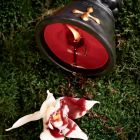 Низькотемпературна воскова свічка UPKO DREAMING of GARDEN, чорна вид 3