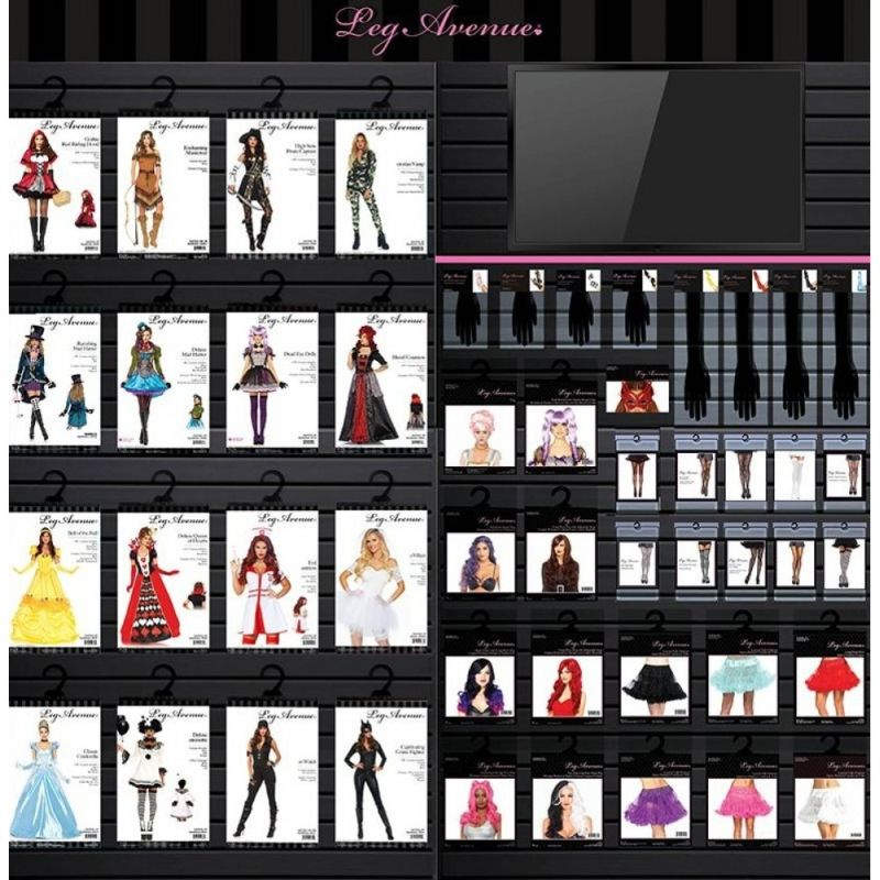 Костюм монашки Leg Avenue Sultry Sinner 3 предмета, черный с белым, S вид 8