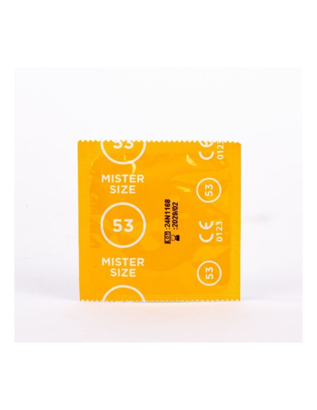 Презервативы ультратонкие Mister Size 53 мм (цена за 1 шт.) вид 5