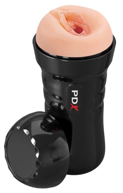 Мастурбатор Вагіна в чорній колбі Pipedream PDX Extreme Wet Pussies, що самозмазується вид 4