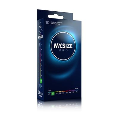 Презервативы ультратонкие латексные My.Size Extra Small 47 мм (цена за упаковку 10 шт.)