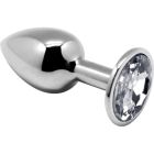 Набір із 3-х анальних металевих пробок Alive з камінням різних кольорів вид 4