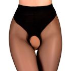 Колготки с декоративным узором сзади Ballerina's Secret и открытым доступом, черные, L/XL вид 6