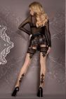 Панчохи тілесні Ballerina´s Secret з чорним візерунком, S/M вид 2
