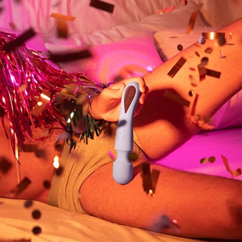 Мікрофон вібратор Lovehoney Mon Ami body для тіла, блакитний вид 5