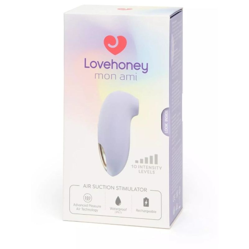 Вакуумний стимулятор клітора Lovehoney Mon Ami Pleasure Air, фіолетовий вид 10