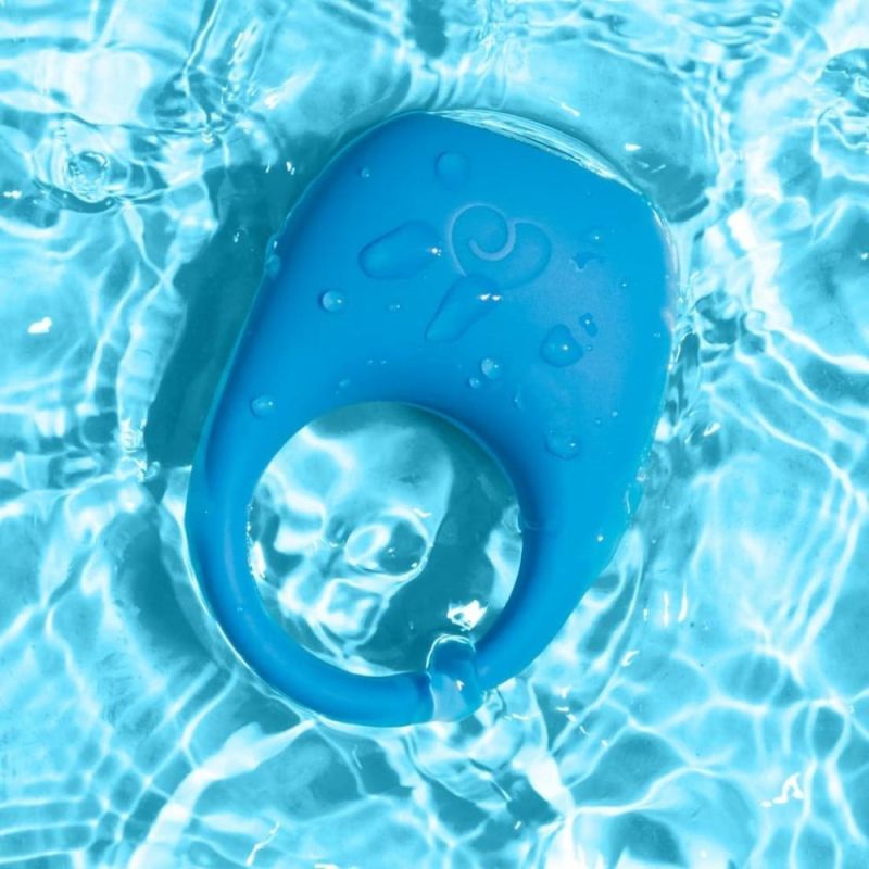 Ерекційне віброкільце Lovehoney Mon Ami, блакитне вид 7