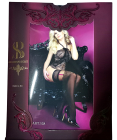 Мереживні панчохи Ballerina's Secret 528 з візерунком, чорні, L/XL вид 4