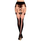 Колготи з відкритим доступом Ballerina's Secret BS104 (20/50 den) з візерунком, чорні, L/XL вид 4