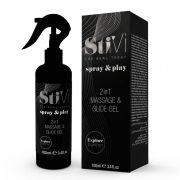 Масажний гель та лубрикант HOT StiVi Spray&Play 2в1, 100 мл