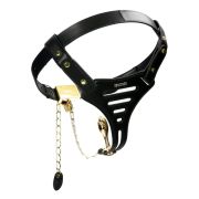 Пояс вірності Lockink Sevanda Beg & Ask Chastity Pants з повідцем та анальною пробкою, L