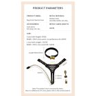 Пояс верности Lockink Sevanda Beg & Ask Chastity Pants с поводком и анальной пробкой, L вид 18