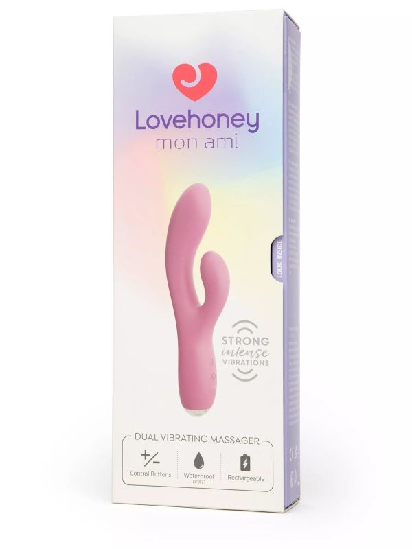Вибратор-кролик Lovehoney Mon Ami для точки G, розовый вид 7