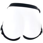 Страпон люмінесцентний Whipsmart Glow in the Dark із 3 насадками, чорний-білий вид 7