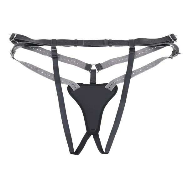 Трусики для страпонов Sportsheets Aurora High Waisted черные вид 4