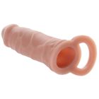 Насадка реалистичная Size-Up удлиняющая пенис, бежевая вид 6