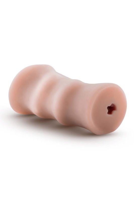 Мастурбатор Анус реалістичний Blush Enlust Cassie з вібрацією, бежевий вид 3