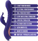 Вібратор кролик Blush Harper з G-точковою стимуляцією, синій вид 8