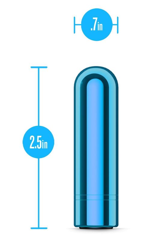 Перезаряджається вібруюча куля Blush Kool Vibes Mini блакитна вид 5