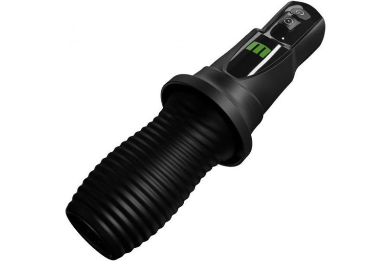 Перезаряжаемый вибрирующий вращающийся автоматический Blush 3Rd Base мужской мастурбатор, черный вид 3