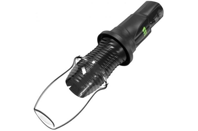 Перезаряджаємий вібруючий автоматичний Blush 3Rd Base чоловічий мастурбатор, чорний вид 4