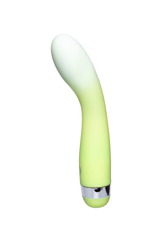 Вибратор с ультрагибкой головкой Every Night Toys для точки G, зеленый вид 3