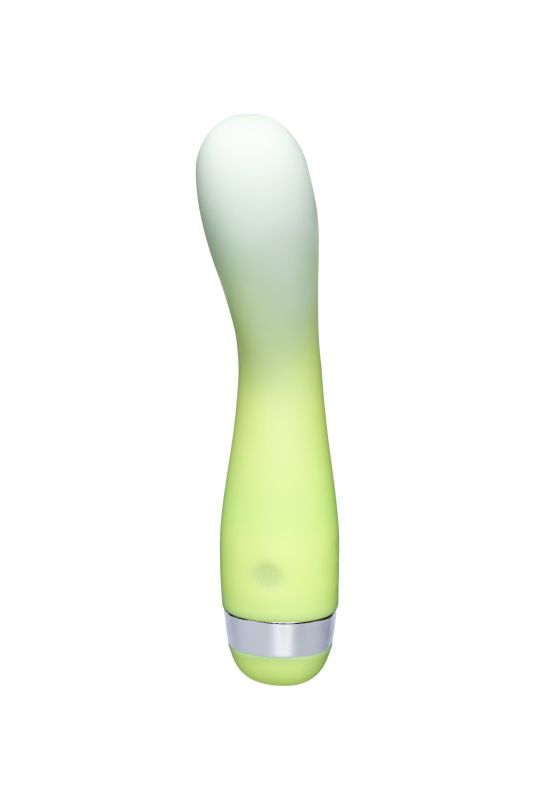 Вибратор с ультрагибкой головкой Every Night Toys для точки G, зеленый вид 4