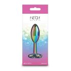 Анальна пробка металева NS Novelties Rear Assets Clover райдужна вид 2