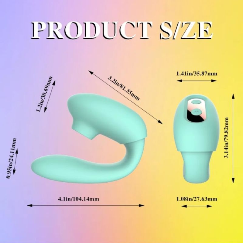 Вибратор двойной стимуляции Every Night Toys вакуум с эффектом посасывания и стимуляция точки G вид 13