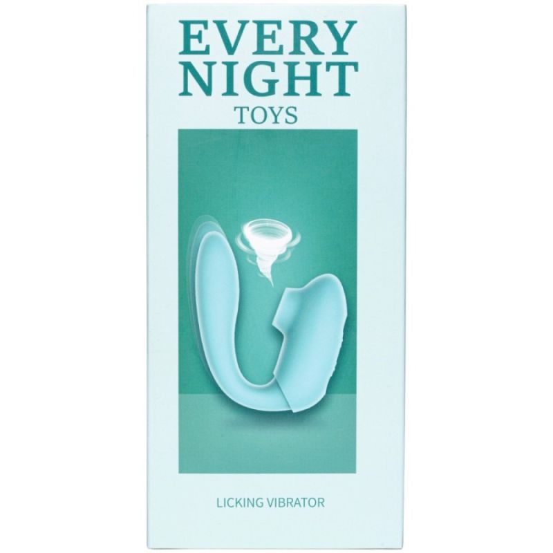 Вібратор подвійної стимуляції Every Night Toys вакуум з ефектом посмоктування та стимуляція точки G вид 15