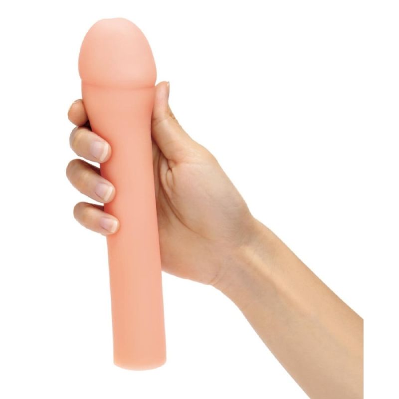 Насадка на пенис Size-Up Penis Extender гладкая, бежевая вид 5