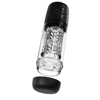 Мастурбатор Blush M For Men Whirlwind Pro с ротацией и всасыванием, прозрачный