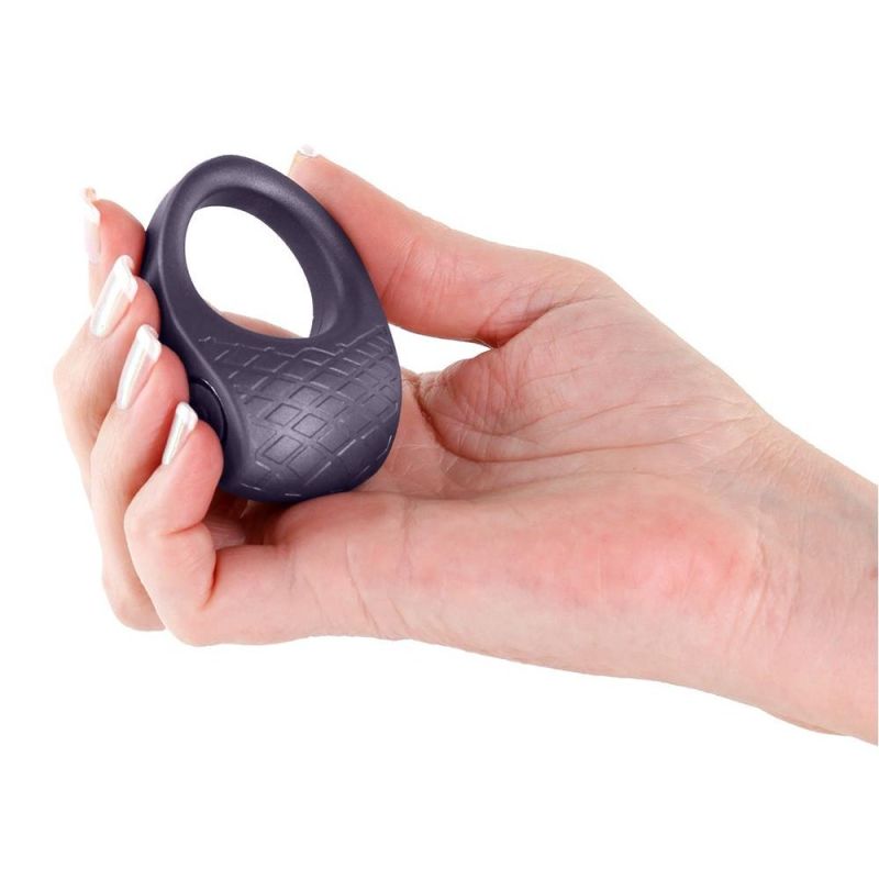 Ерекційне віброкільце NS Novelties Seduction Levi, сіре вид 3