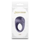 Ерекційне віброкільце NS Novelties Seduction Levi, сіре вид 4