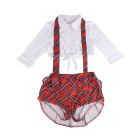 Рольовий костюм Школярки Star Night шорти з сорочкою та краватка, білий/червоний, XS/S вид 6